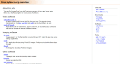 Desktop Screenshot of linux.bytesex.org